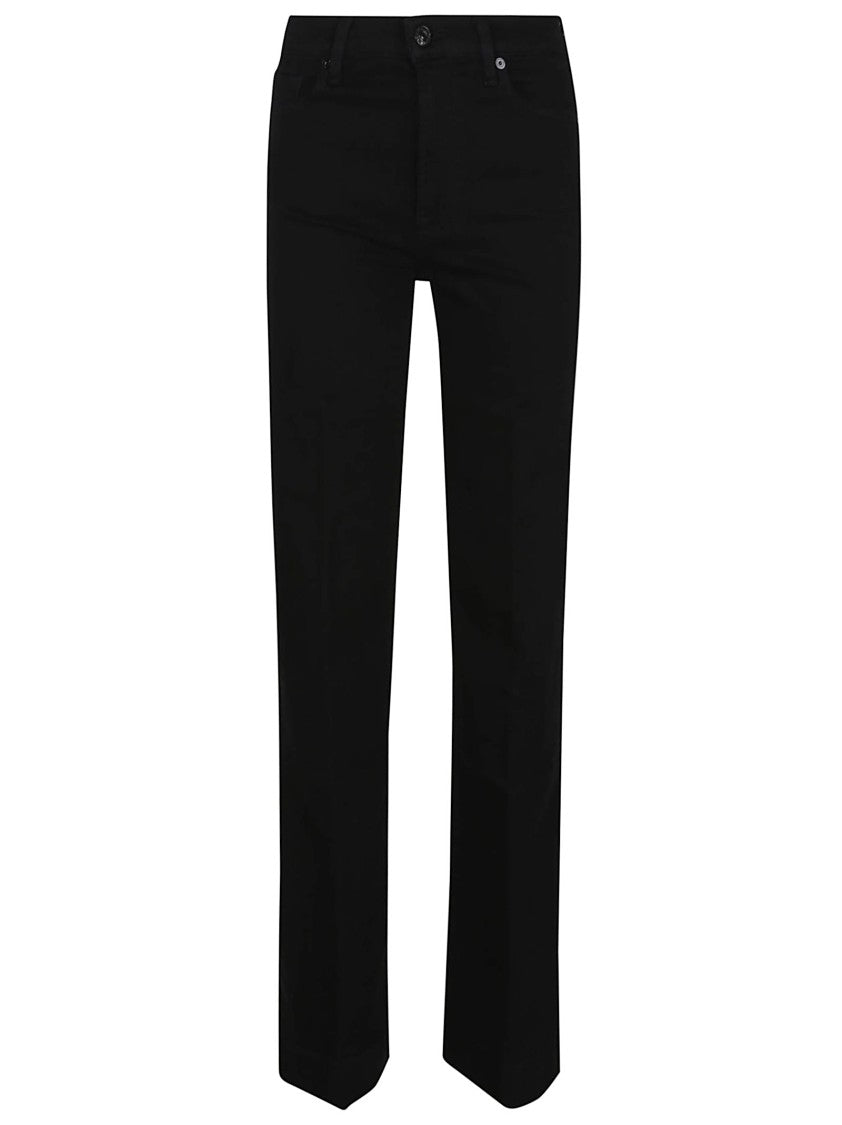 7 For All Mankind High-Waisted Flared Jeans With Five-Pocket Styling