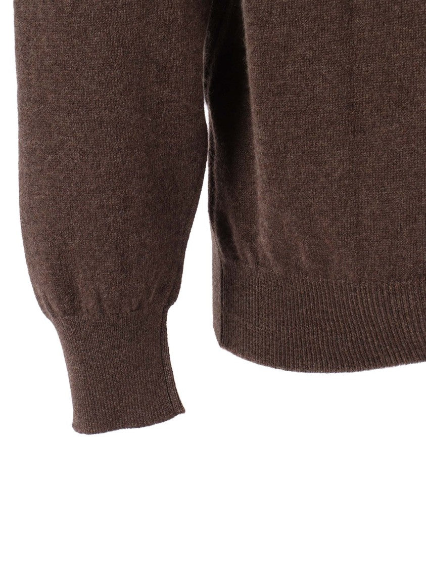 Fedeli Turtleneck Long Sleeve Cashmere Sweater