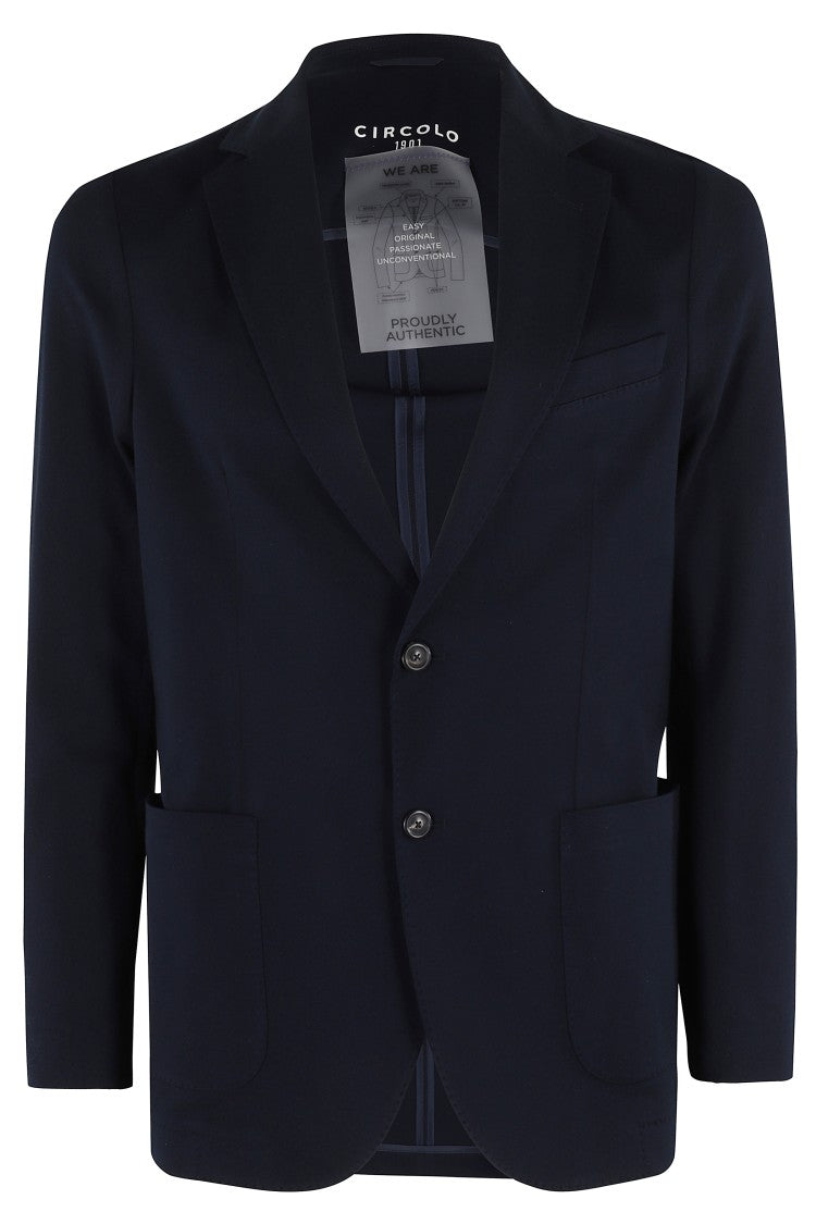 Circolo 1901 Super Light Piquet Jersey Jacket