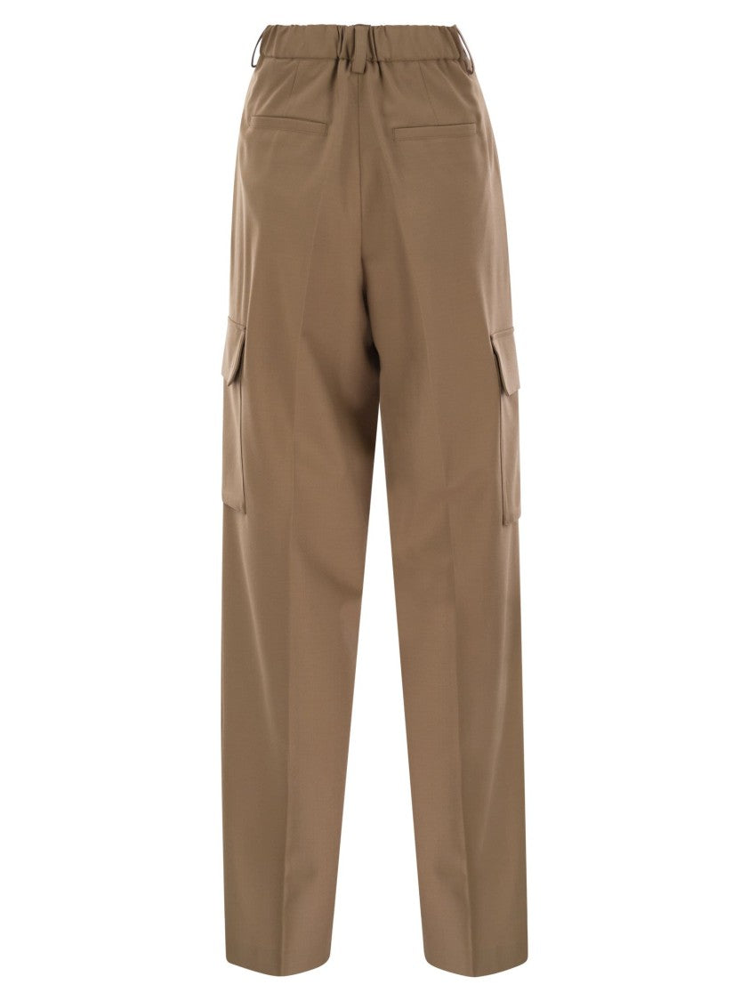Herno Soft Wool Cargo Pants