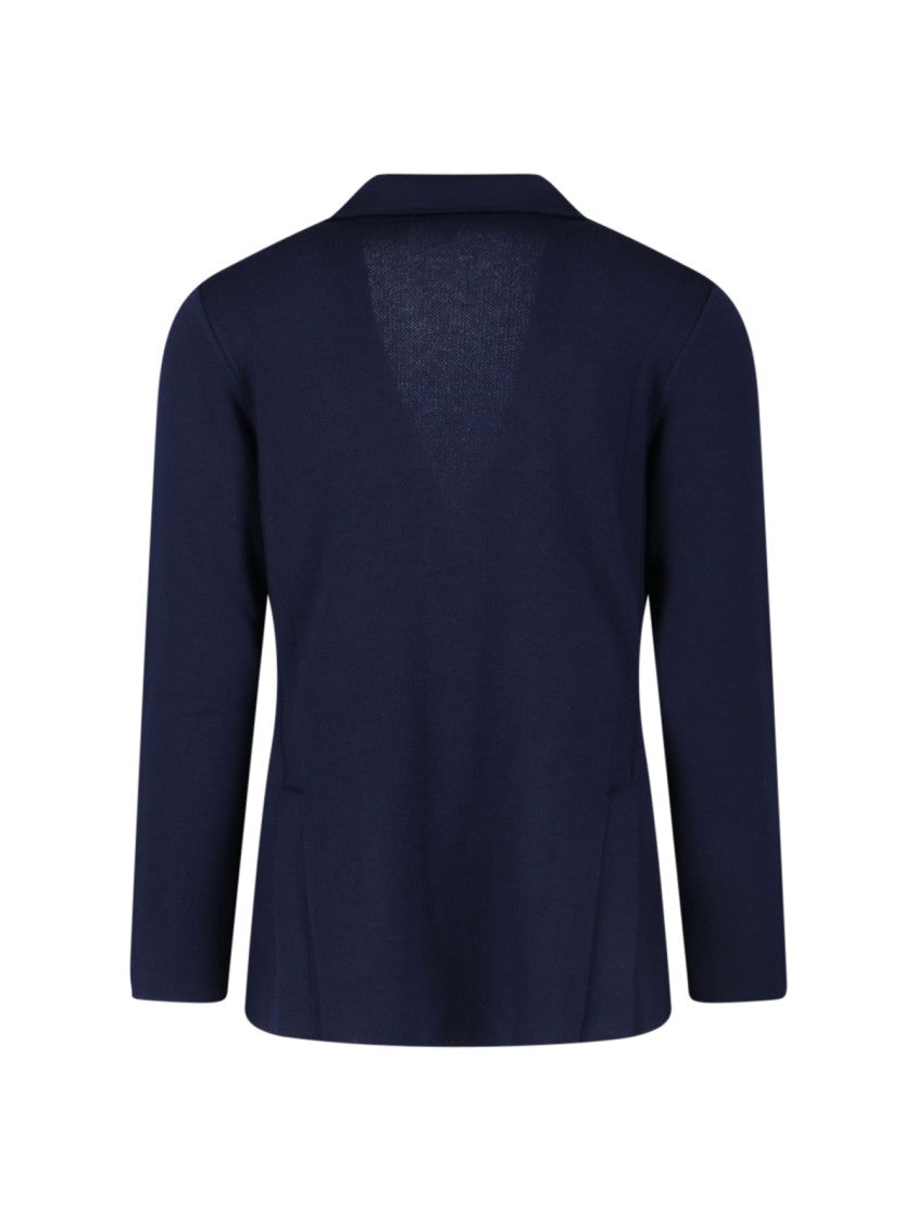 Lardini Single-Breasted Blazer – Navy