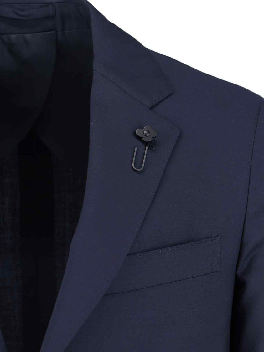 Lardini Tailored Two-Button Blazer And Slim-Fit Trousers Set
