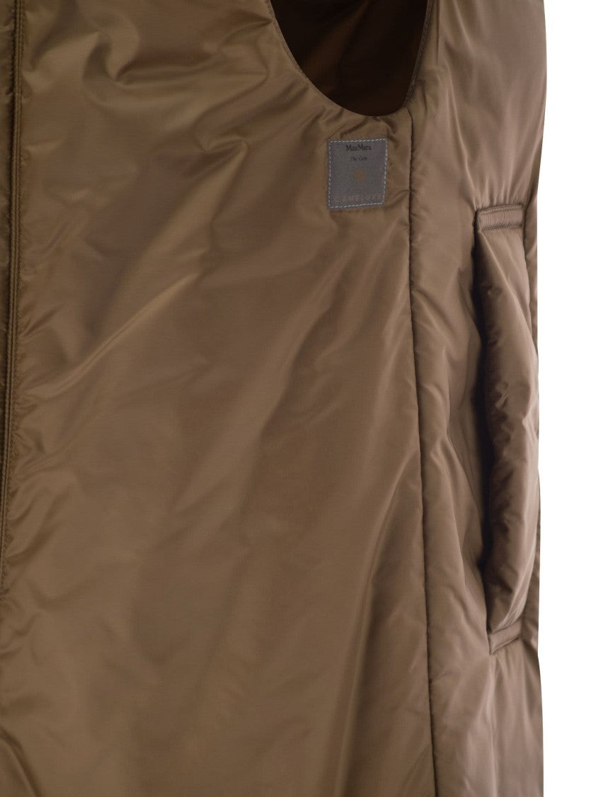 Max Mara Greengo - Sleeveless In Drip-Proof Technical Fabric