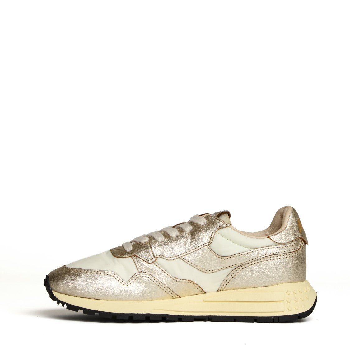 Autry Nylon And Laminated Leather Low-Top Sneakers