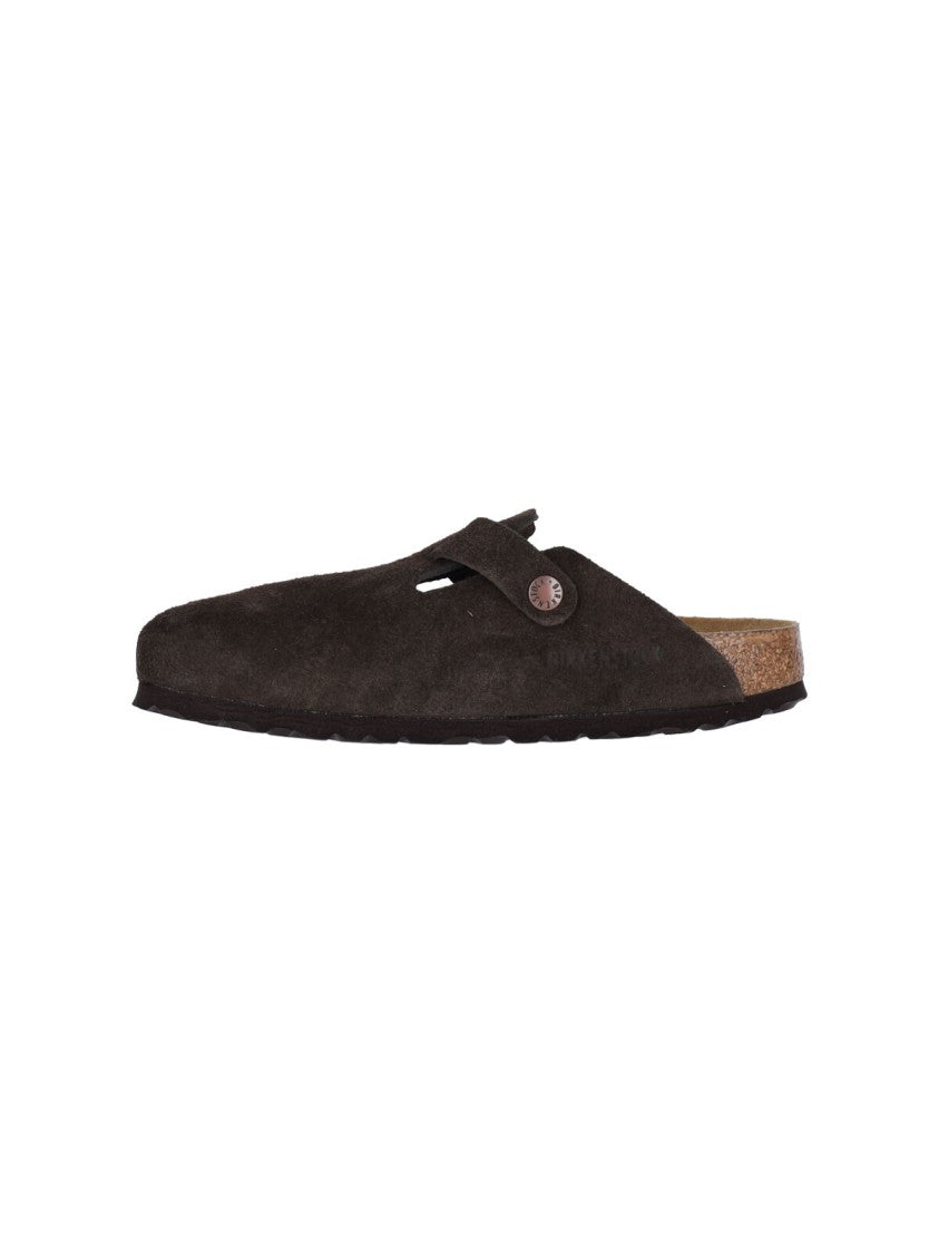 Birkenstock Boston Mules – Brown
