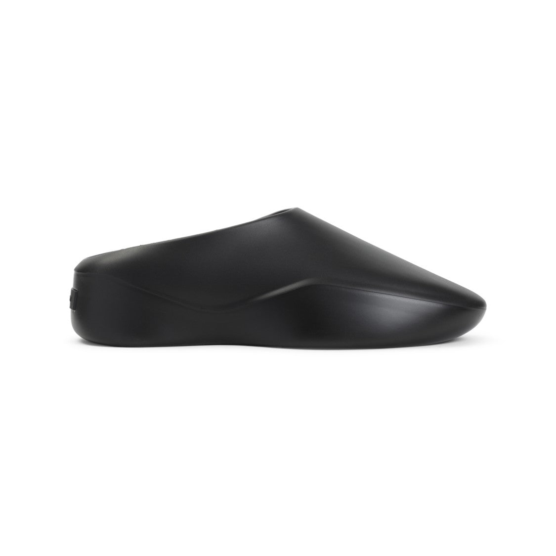 Fear Of God Sculpted Black Eva Runners With Slip-On Design And Logo Detail
