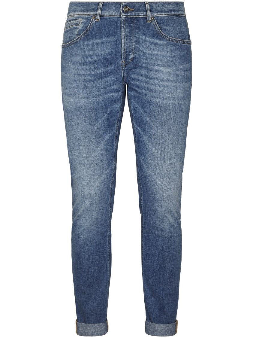 Dondup Straight-Fit Blue Denim Trousers