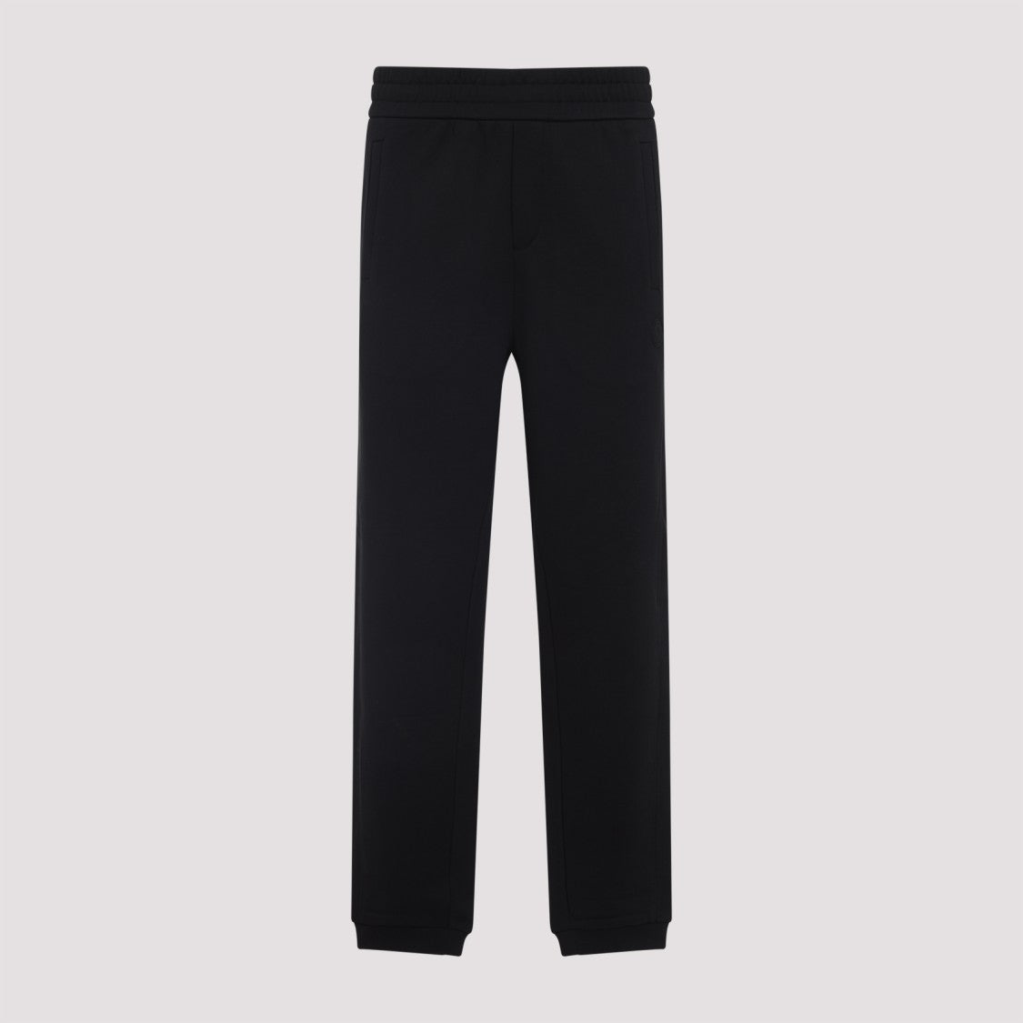 Moncler Black Cotton Sweat Bottoms