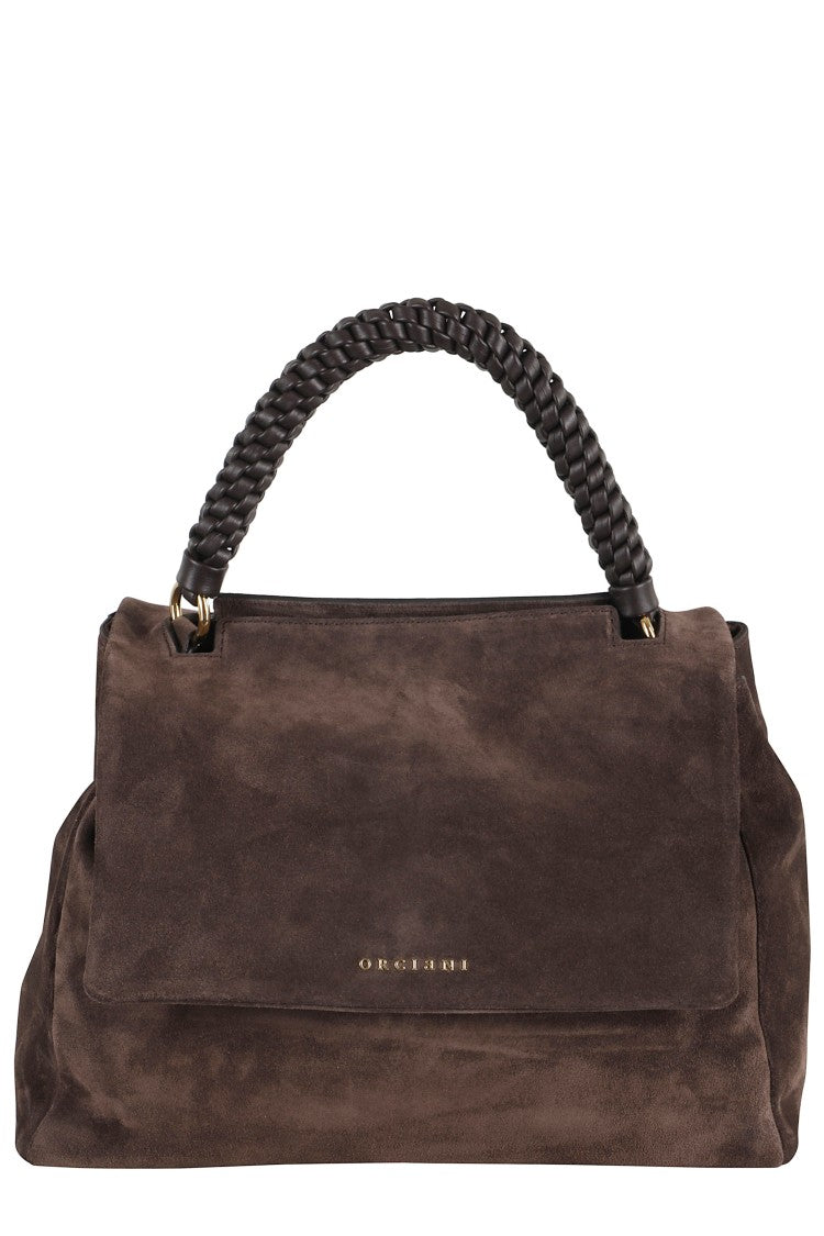 Orciani Medium Soft Bag With Braided Handle