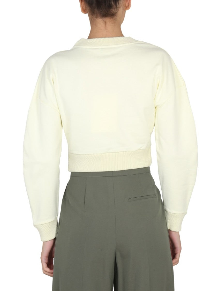 Alexander Mcqueen Cropped Sweatshirt