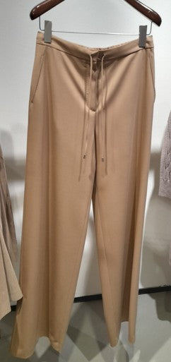 Max Mara Wide-Leg Trousers With Drawstring Waist And Side Pockets