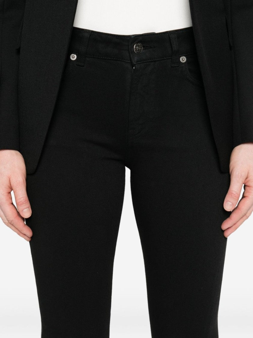 Dondup Fitted Flared Black Jeans