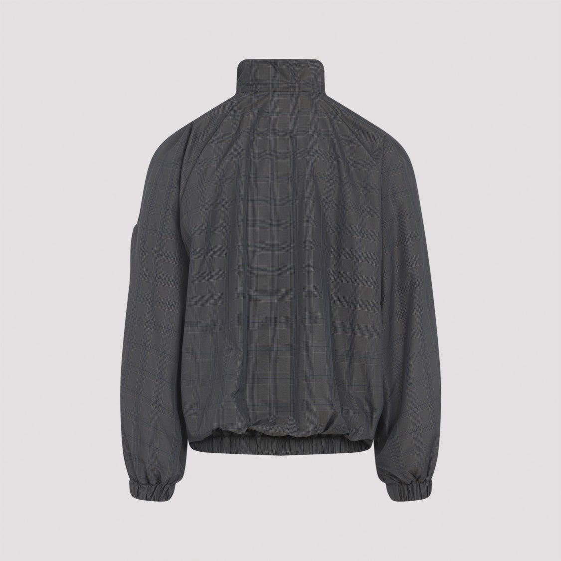 Balenciaga Checked Dark Grey Lightweight Casual Jacket