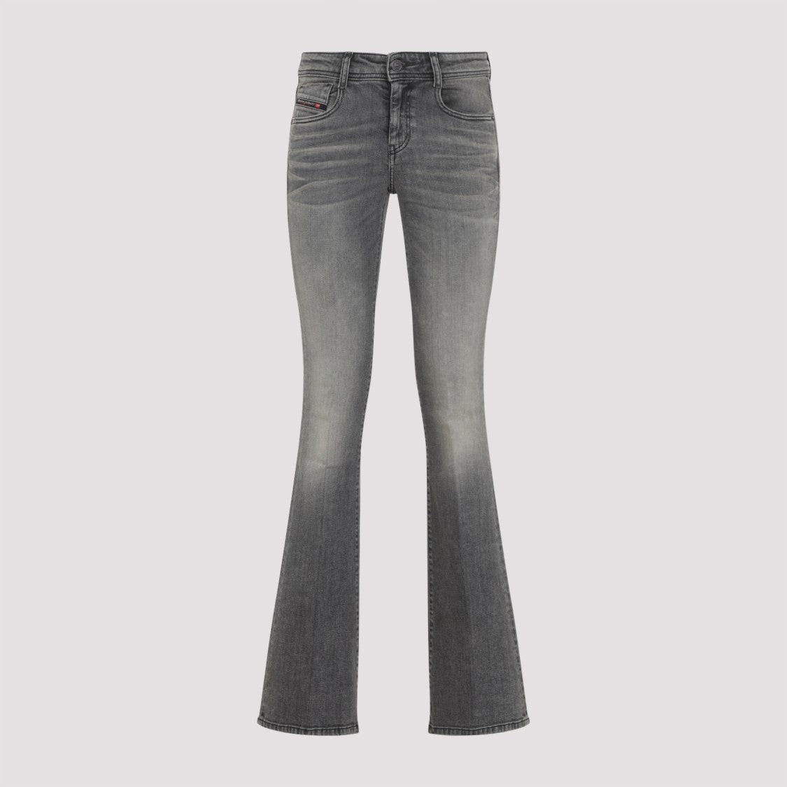 Diesel Fitted Flared Grey Jeans