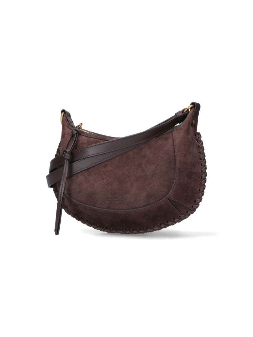 Isabel Marant Small "Oskan Moon" Shoulder Bag – Brown