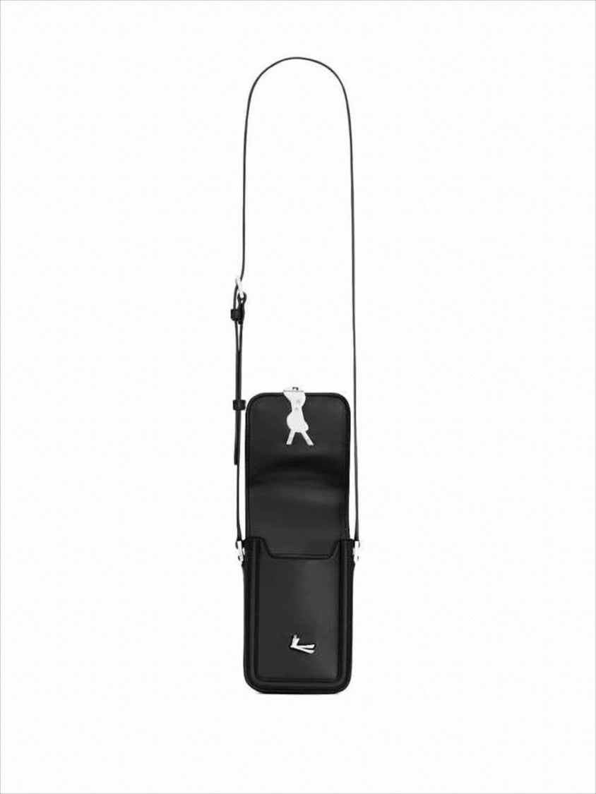 Saint Laurent Compact Crossbody Bag In Smooth Calf Leather