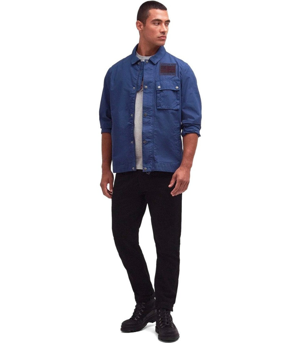 Barbour International Workers Casual Cobalt Blue Jacket
