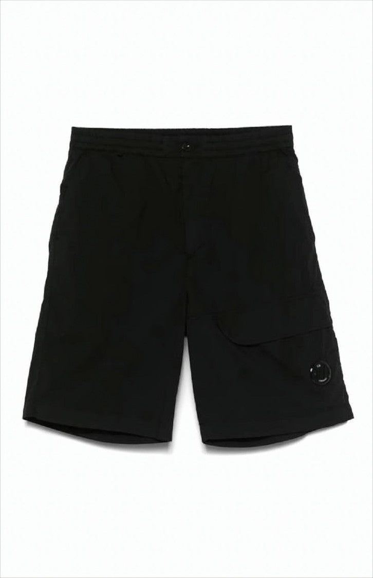 C.P. Company Mid-Thigh Length Minimalist Shorts With Functional Pocket