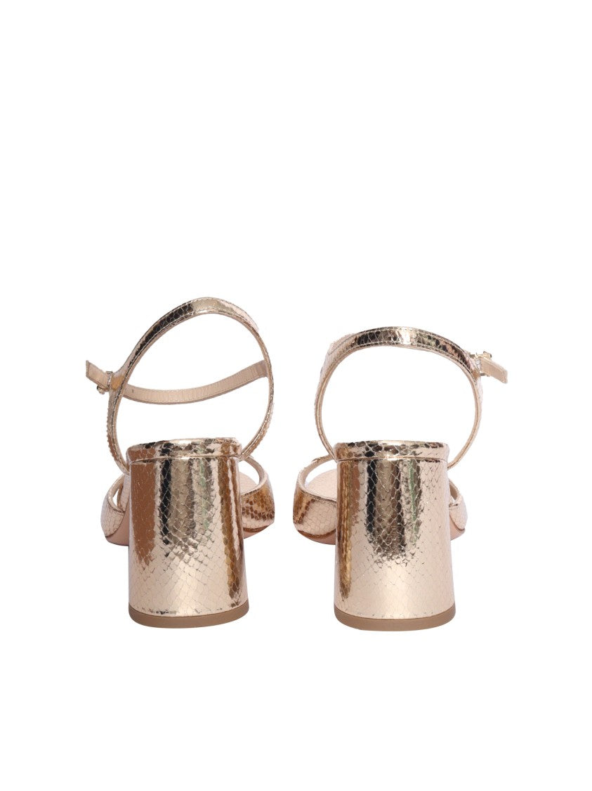 Sergio Levantesi Open-Toe Block Heel Sandals