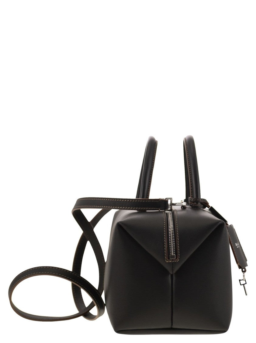 Max Mara Holdallm - Medium Satchel In Natural Leather