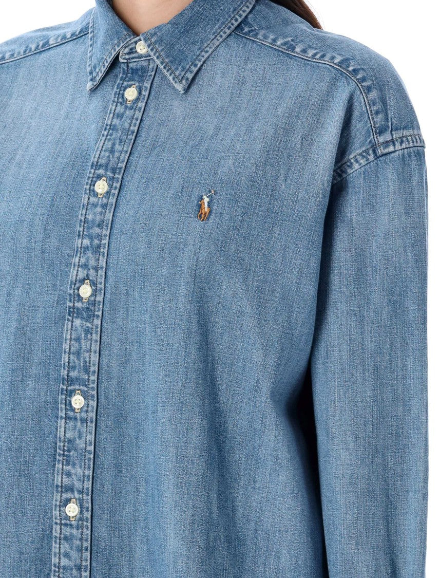 Polo Ralph Lauren Cropped Chambray Shirt