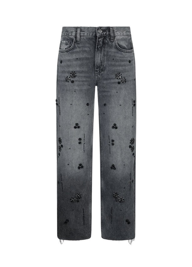 Liu Jo Cropped Straight-Leg Jeans With Frayed Hem