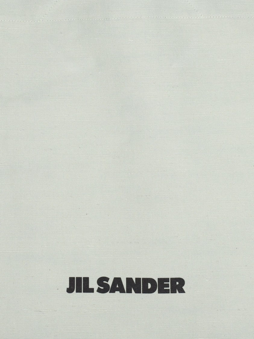 Jil Sander "Square" Tote Bag – White