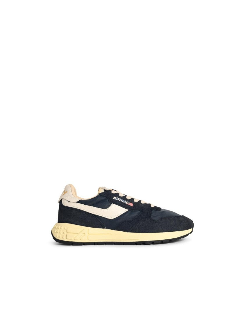 Autry Reelwind Low' Dark Blue Nylon Sneakers