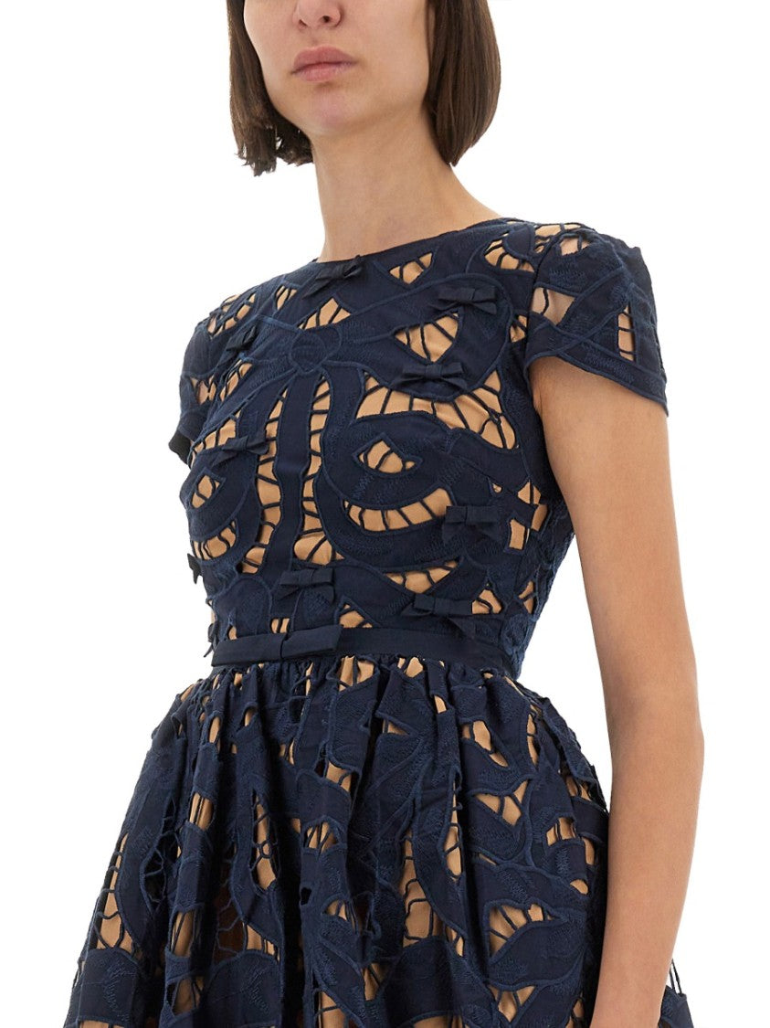 Self-Portrait Mini Dress With Structured Bodice