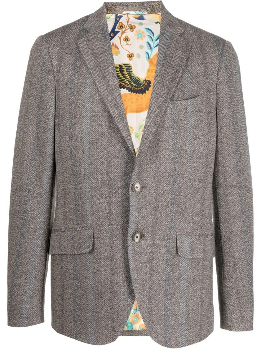 Etro Giacca Jersey Morbida Regular