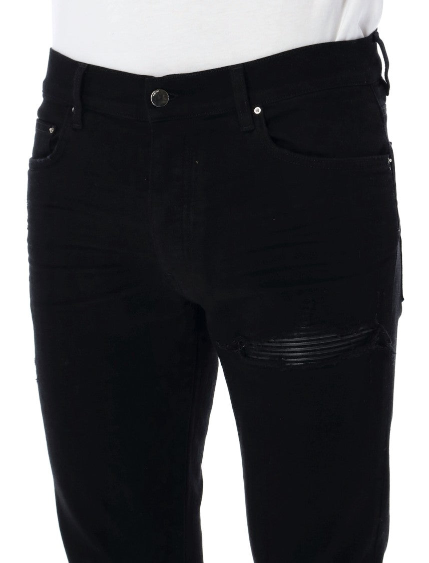 Amiri Mx-1 Black Distressed Jeans