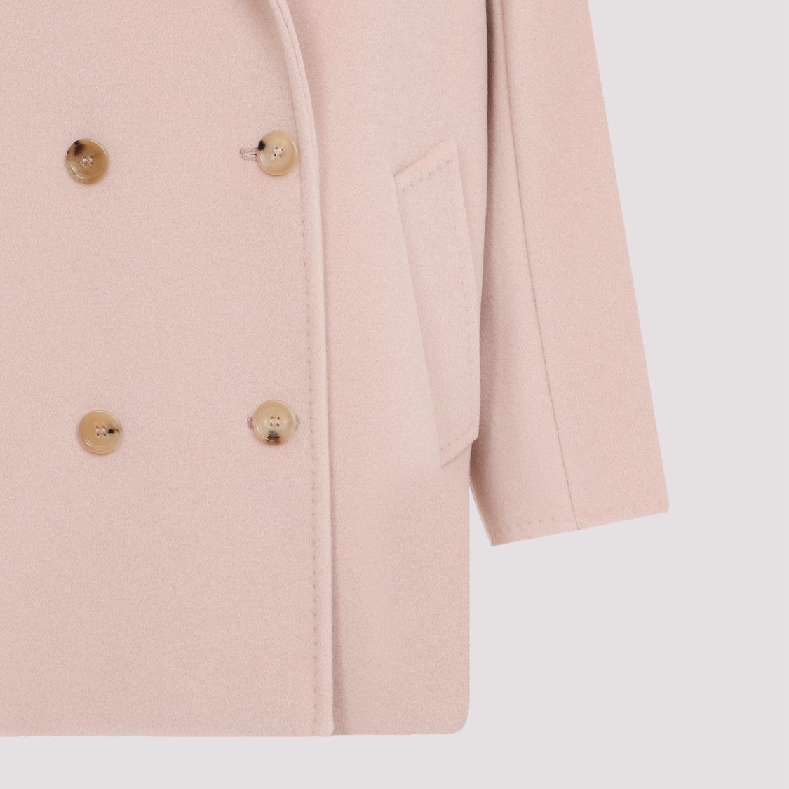 Max Mara Rebus Madame Pink Wool Coat