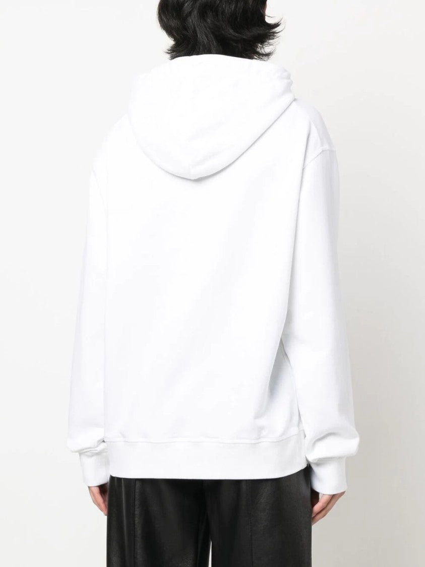 Dsquared2 White Cotton Sweatshirt