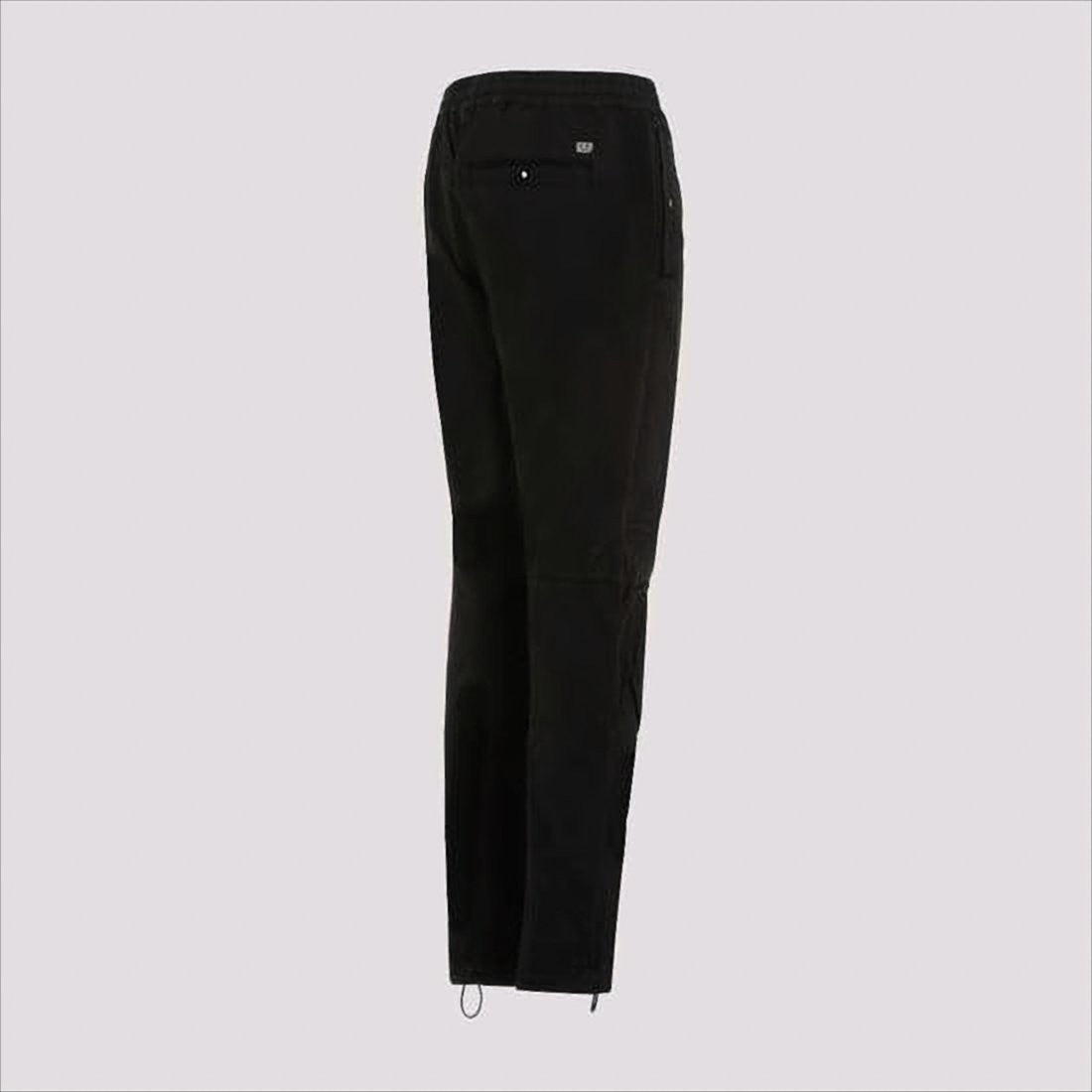 C.P. Company Straight Pants With Elastic Waistband And Cargo Pocket