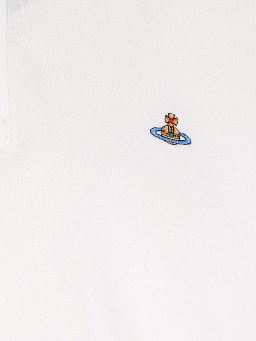 Vivienne Westwood "Orb" Polo Shirt White