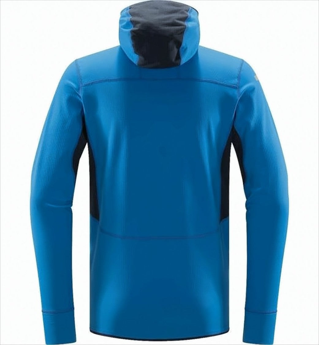 Haglöfs Fitted Blue Activewear Jacket With Reflective Details