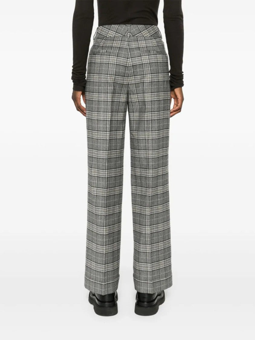Peserico Tartan-Check Trousers