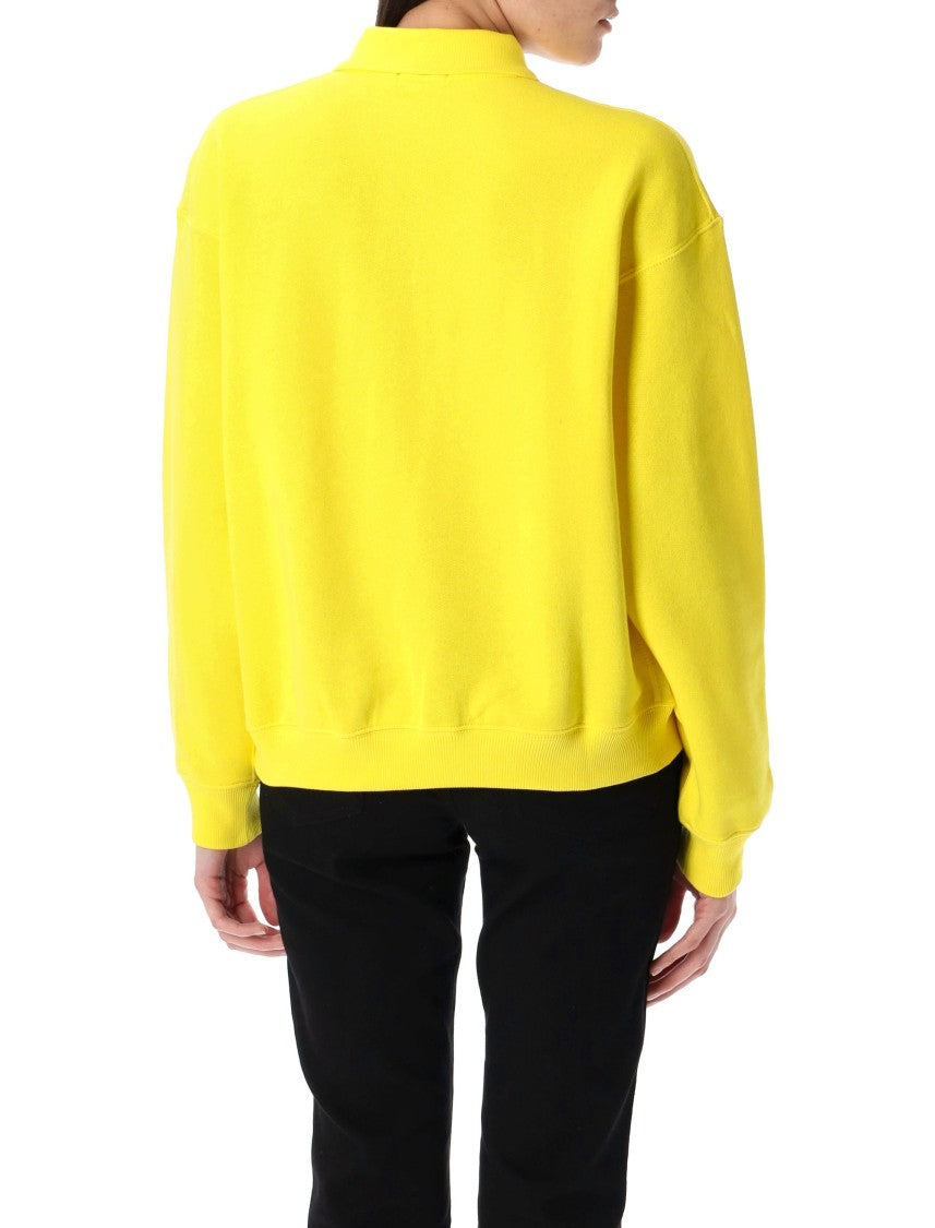 Polo Ralph Lauren Bright Yellow Long-Sleeve Polo Sweatshirt
