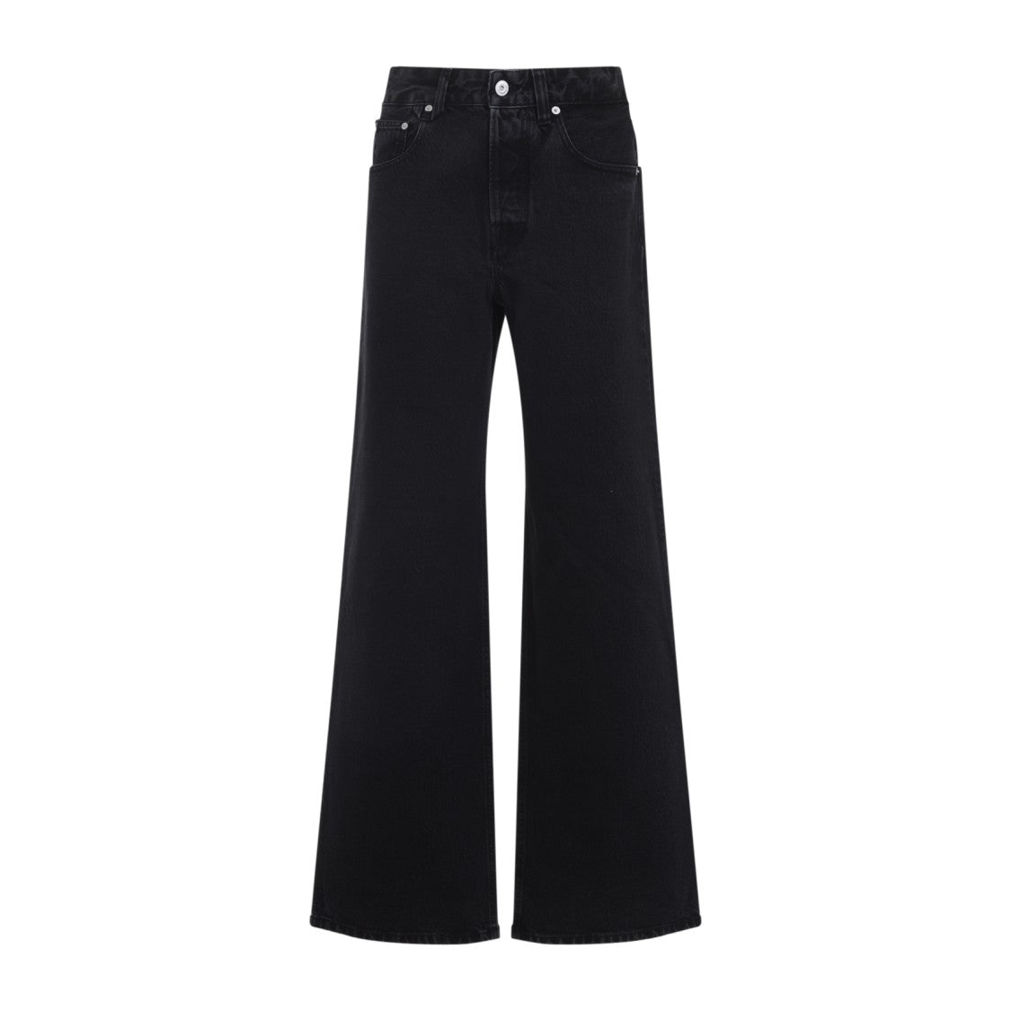 Jacquemus Le De-Nimes Large Black Cotton Jeans