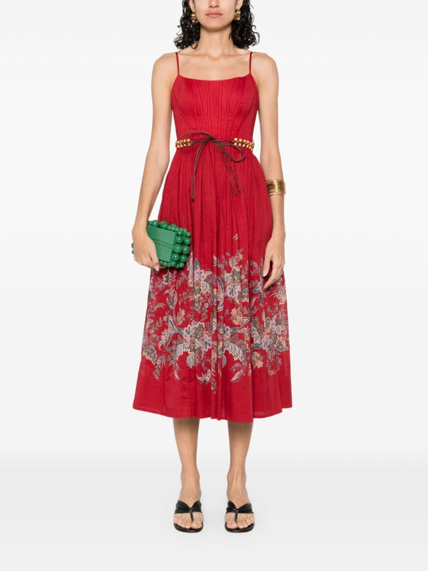 Zimmermann Rhiannon Corset Midi Dress
