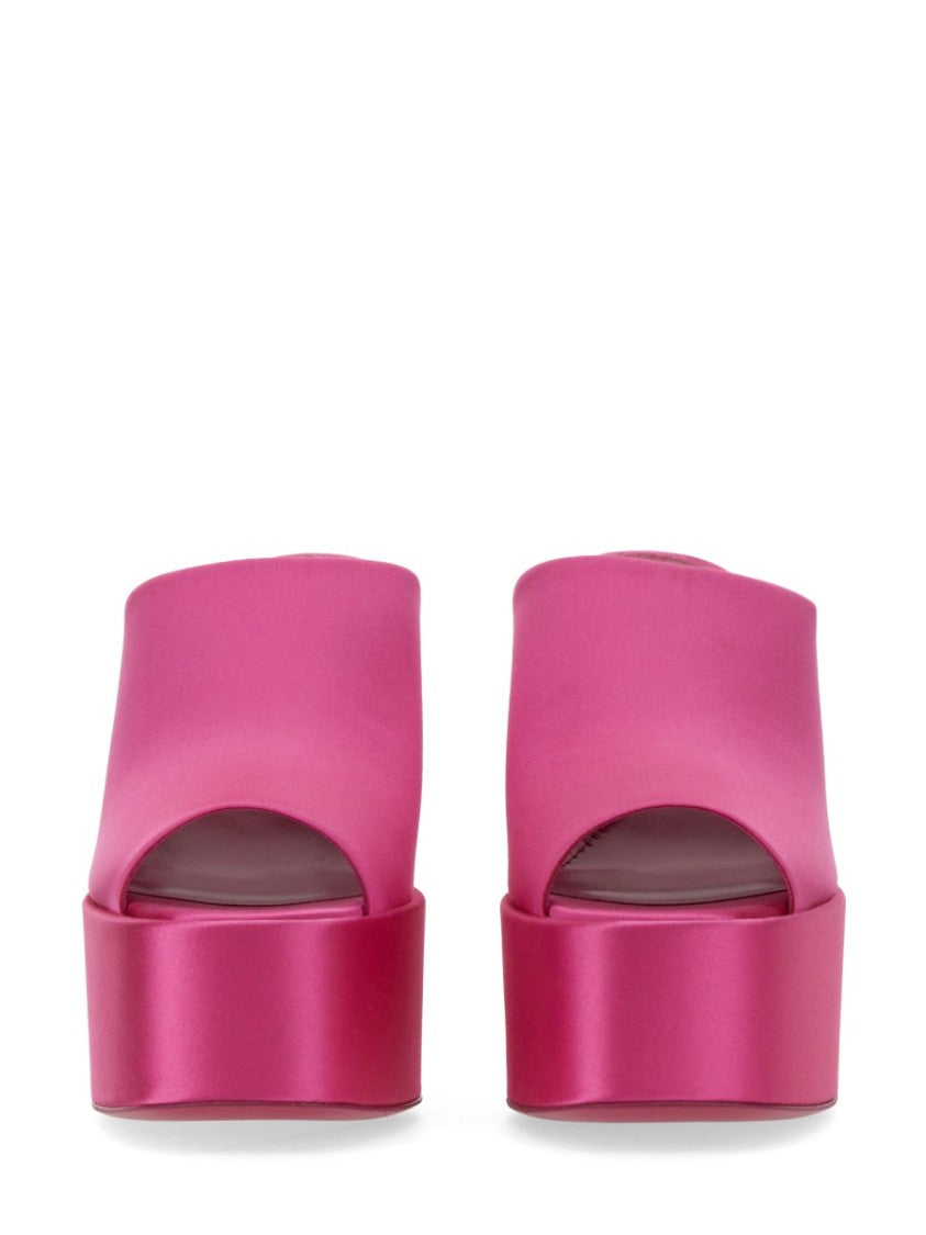 Paris Texas Sasha Open-Toe Mules With Wide Strap