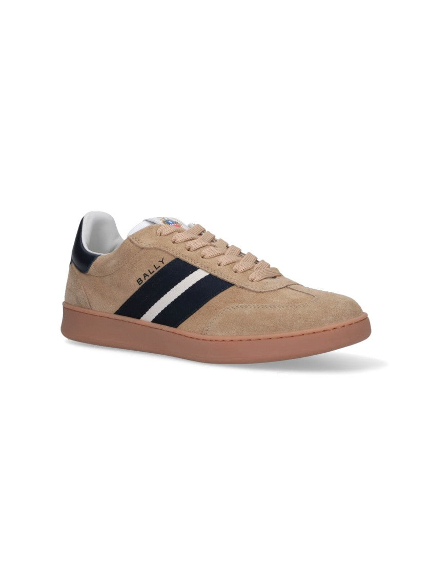 Bally "Retro Crest" Sneakers – Brown