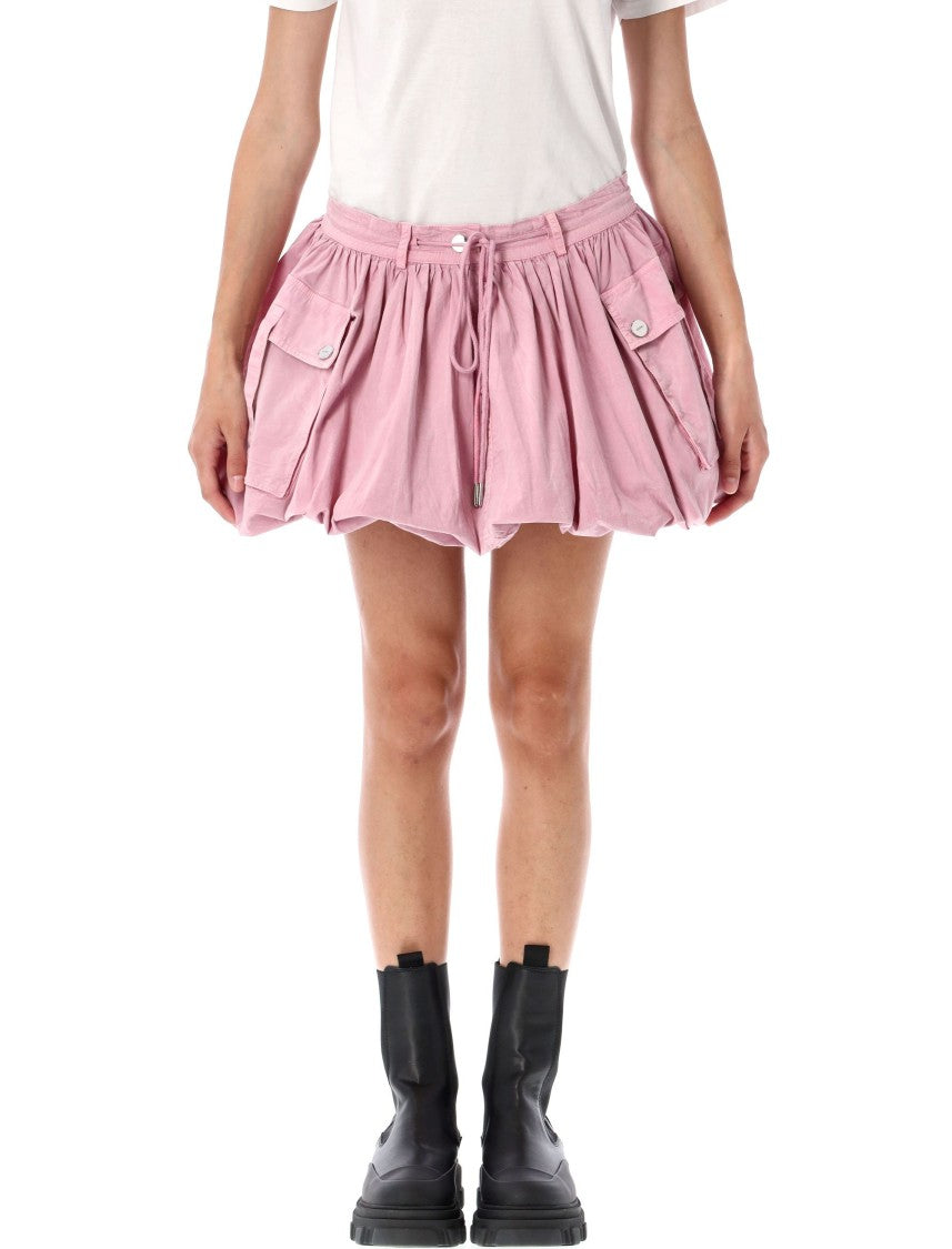 Ganni Washed Cotton Short