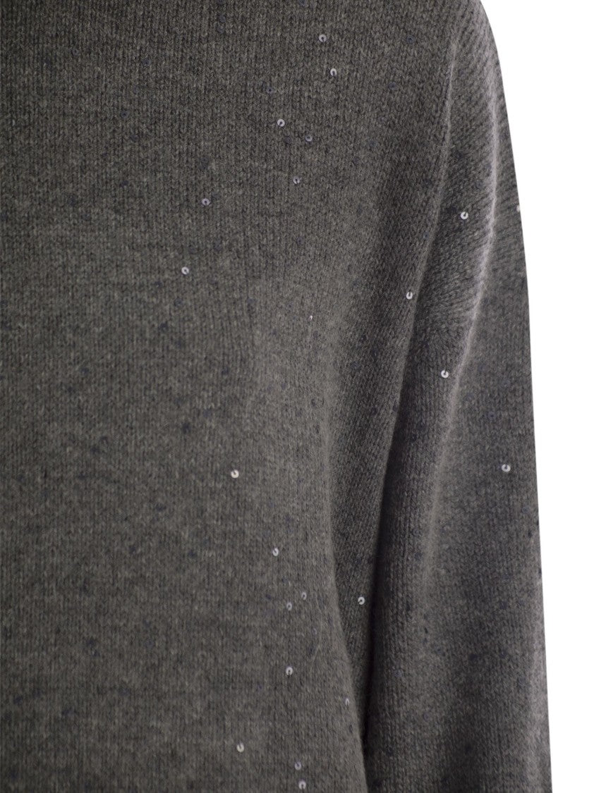 Brunello Cucinelli Cashmere And Silk Turtleneck Sweater