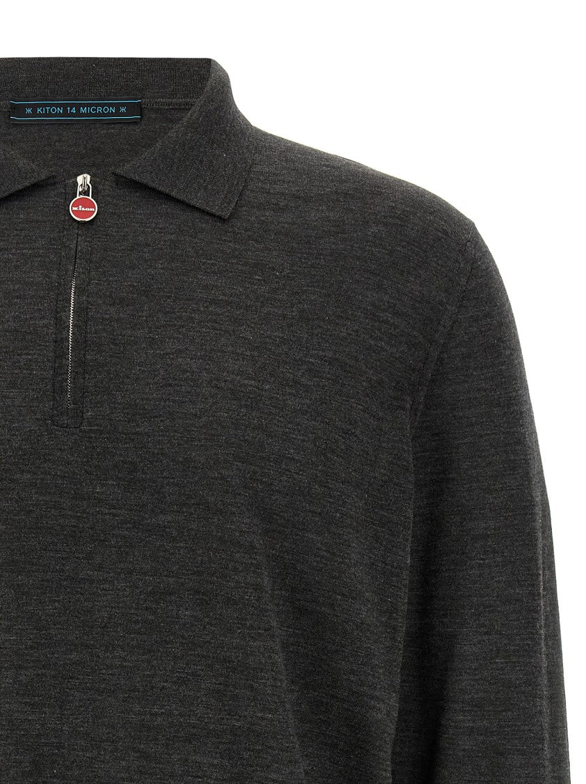 Kiton Halfzip Polo Shirt