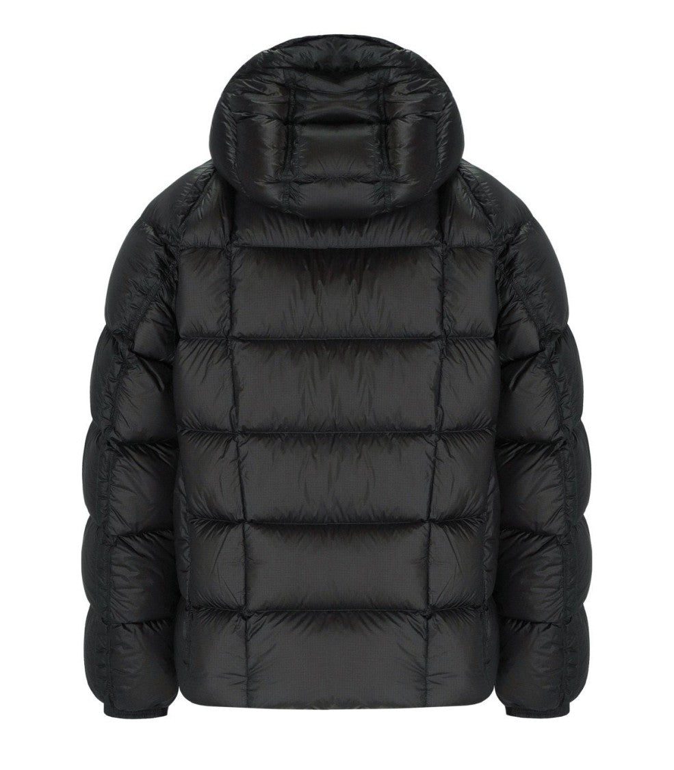 C.P. Company D.D. Shell Black Hooded Down Jacket