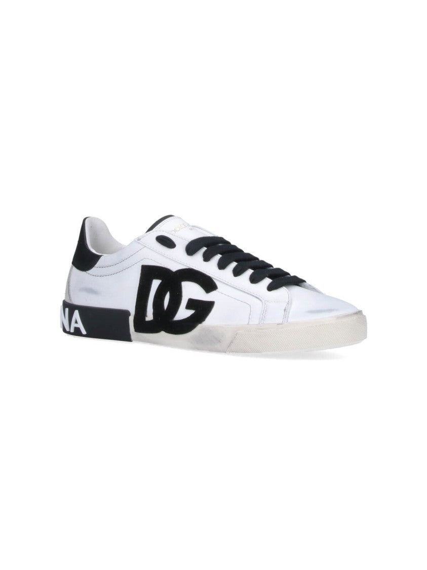 Dolce & Gabbana Portofino Vintage' Sneakers – White
