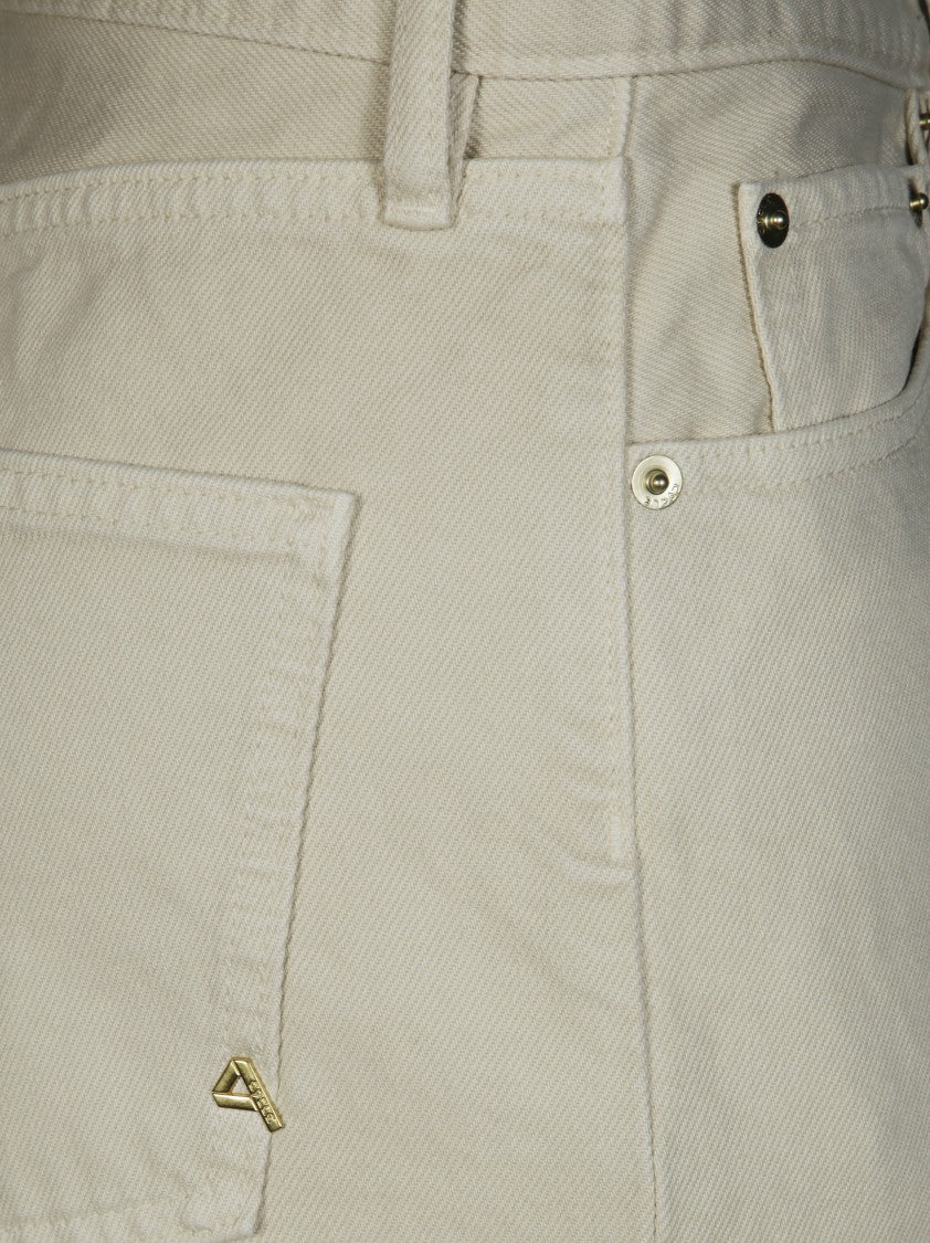 Cycle High-Waisted Cropped Denim Pants