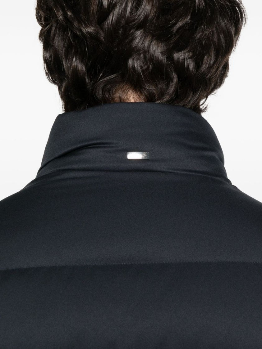 Herno Quilted Puffer Jacket With High Collar