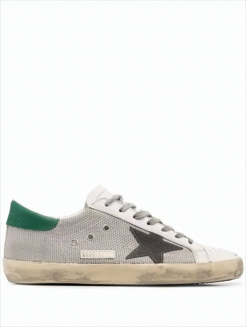 Golden Goose Low-Top Sneakers With Distressed Finish And Contrast Accents